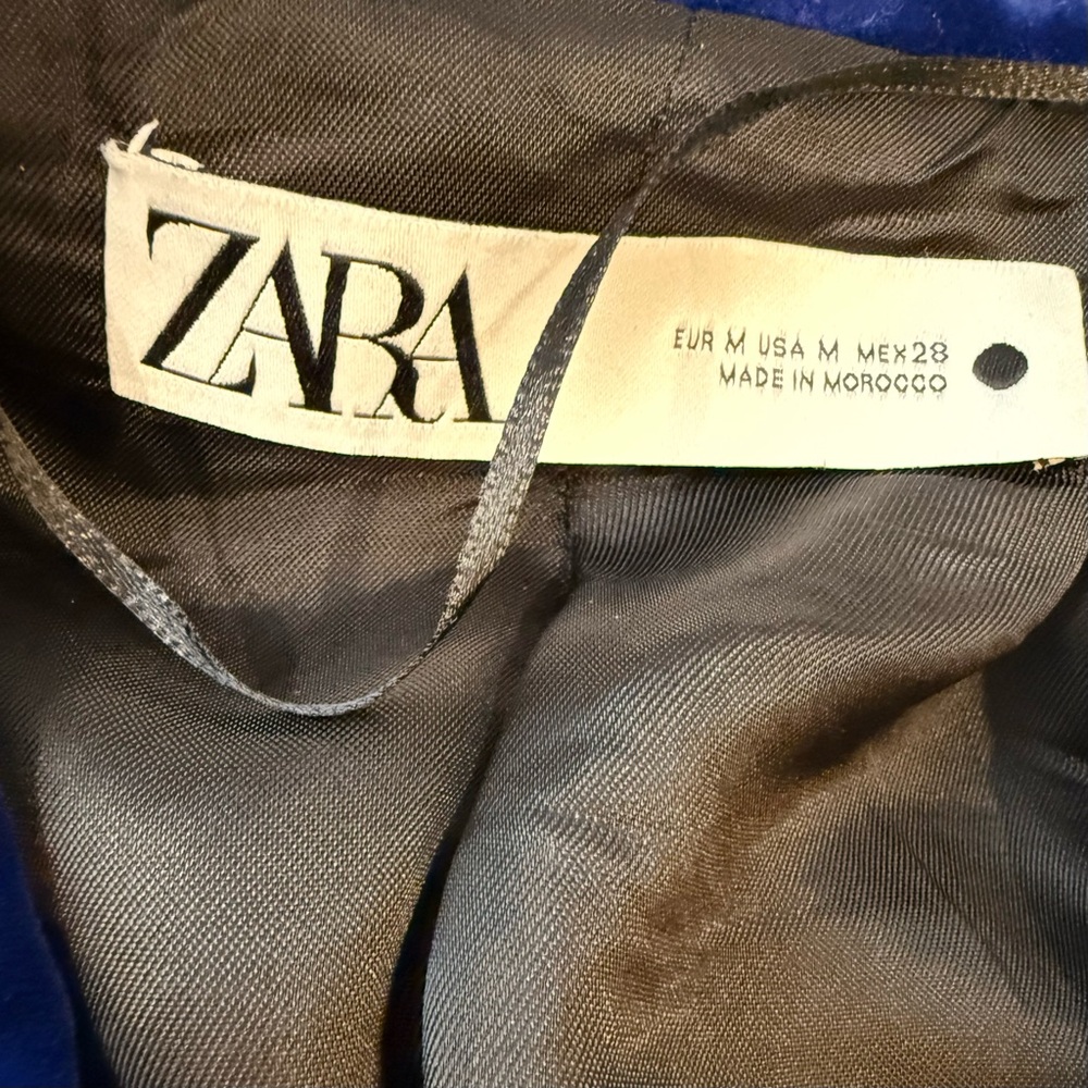 NWT ZARA 4 Pc, 1 Blazer & 1 Pant, 1 Sequin Cami,1 Velvet Cami/Boutique Ensemble - Picture 9 of 16
